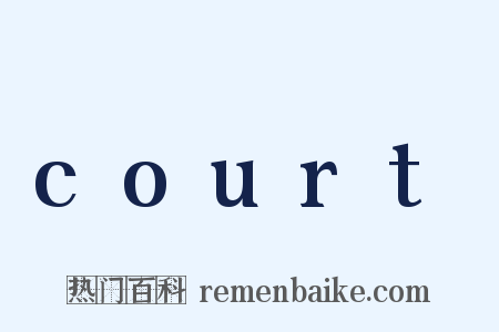 court是什么意思的图片